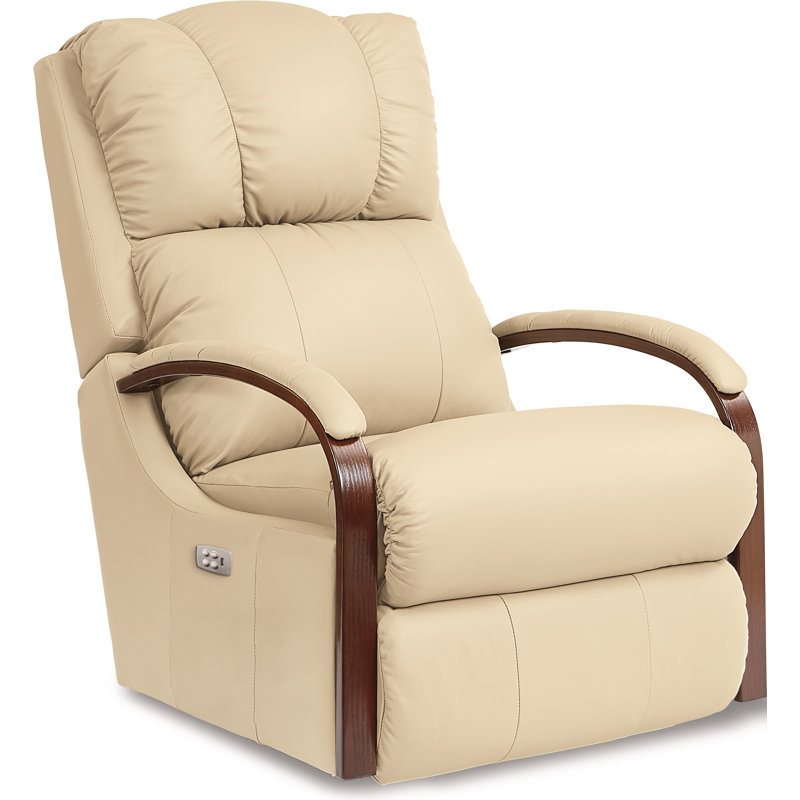LaZBoy Harbor Town Leather Power Wall Hugger Recliner Wayfair